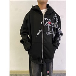 Модная толстовка на молнии унисекс  DIESE*L