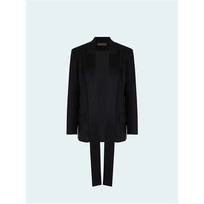 Жакет-смокинг с атласной отделкой, ML798/ubo