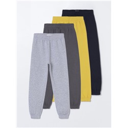 4-PACK OF BASIC PLUSH TROUSERS