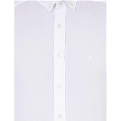Beyaz Slim Fit Oxford Gömlek
