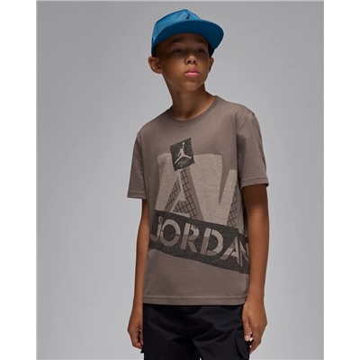 Jordan Big Kids' Cave Stone 4 Retro T-Shirt