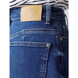 Джинсовая юбка из плотной эластичной джинсы 13.8OZ.