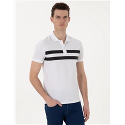 Beyaz Slim Fit Tişört