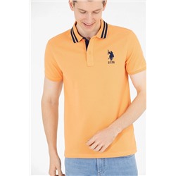 Erkek Turuncu Basic Polo Yaka Tişört