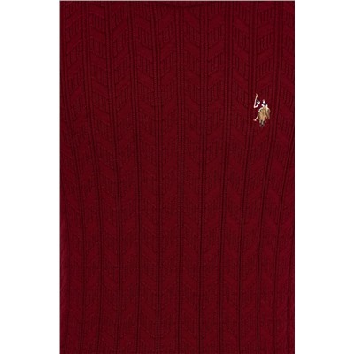 Erkek Bordo Basic Kazak