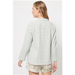 Camisa de pijama Verde agua