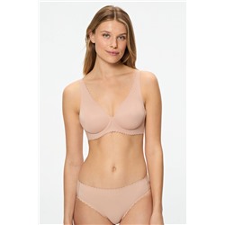 Sujetador triángulo con aros de microfibra