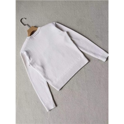 Женский трикотажный свитер с вышивкой РАЛЬ*Ф Л