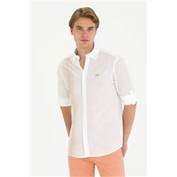 Erkek Camel Uzun Kollu Gömlek