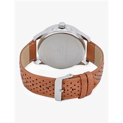 MENS CLASSIC BROWN STRAP WATCH