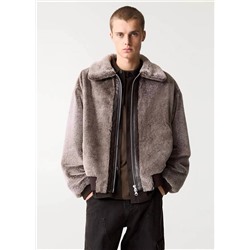 Мужская меховая куртка   Pul*l & Bea*r