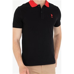 Erkek Siyah Polo Yaka Tişört