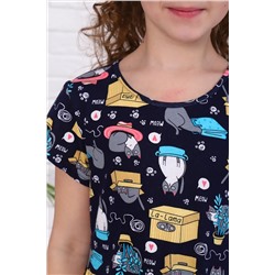 Платье Кавардак короткий рукав НАТАЛИ #926198