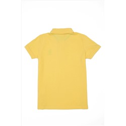 Erkek Çocuk Açık Sarı Polo Yaka Tişört