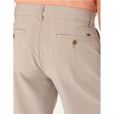 Vizon Slim Fit Gofre Dokuma Şort