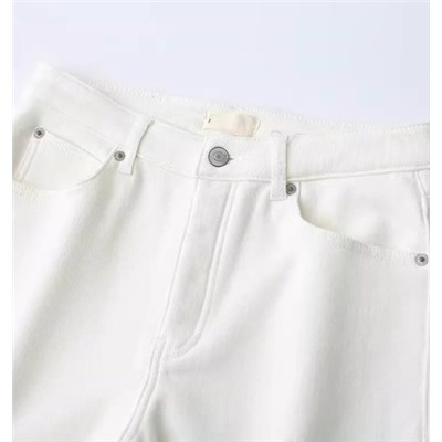 Прямые повседневные джинсы с высокой талией АЙСИК*Л