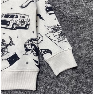 Свитшот для мальчиков. Материал: Хлопок 59%, полиэтилентерефталат (полиэстер) 41%