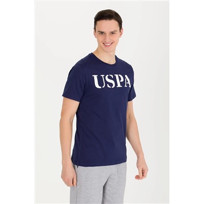 Erkek Lacivert Basic Bisiklet Yaka Tişört