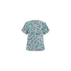 UA Perfect Paisley Pepperminty Scrub Top