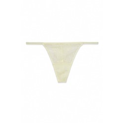 Tanga encaje floral amarillo