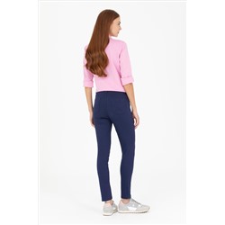 Kadın Lacivert Toothpick Fit Pantolon
