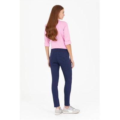 Kadın Lacivert Toothpick Fit Pantolon
