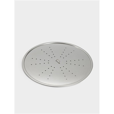 Кастрюля, 24 см, 6.5 л, со вставкой-пароваркой, эмалированная, с крышкой стеклянной, Прованс