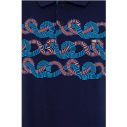 Erkek Lacivert Polo Yaka Tişört