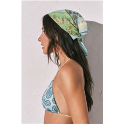 Pañuelo algodón estampado multicolor