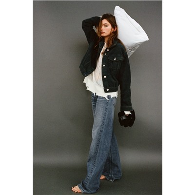 JEANS TRF LOOSE TIRO MEDIO