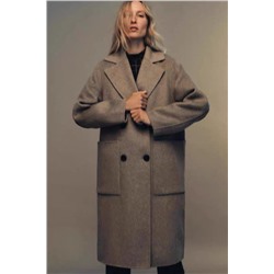 Женское пальто из смесовой шерсти  ZAR*A 💤