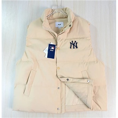 Мужской толстый и теплый пуховый жилет с флокированным покрытием МЛБи