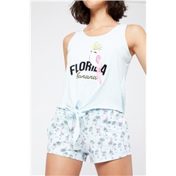 Top anudado Cylia Celeste