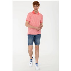 Erkek Nar Çiçeği Polo Yaka Tişört