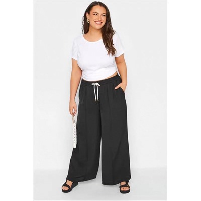 Женские легкие свободные брюки Plus Size