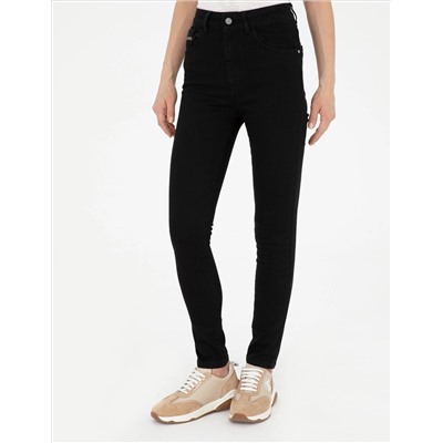 Siyah Skinny Fit Jean Pantolon
