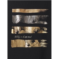 T-Shirt im Kimono-Stil mit Druck