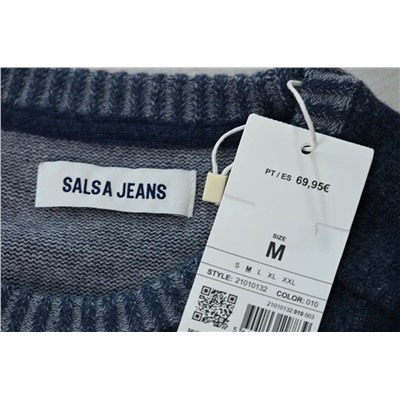 Мужской повседневный шерстяной трикотажный свитер