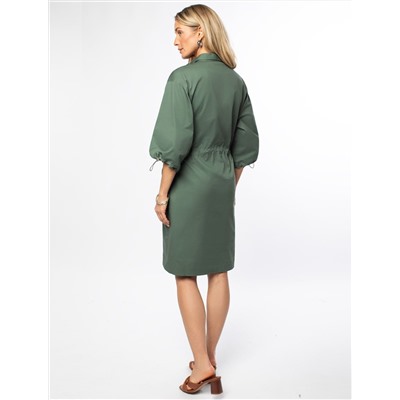 Платье из хлопка на молнии