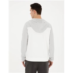 Açık Gri Regular Fit Örme Hırka