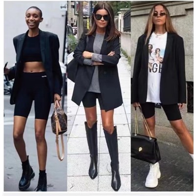 MaxMara Summer Barbie Fitness Five  Велосипедные шорты   Боритесь за красивое лицо зимой и хорошую фигуру летом!  Новая мягкая техническая ткань с ощущением обнаженности, несколько переплетенных технических волокон тоньше волоса, без следов, без костей, без ощущения.  Формируйте свое тело без давления!  Подходит для повседневной носки, фитнеса, езды на велосипеде и т. д.!  Верхняя часть тела утончена, талия высотой 16 см используется для подтягивания живота, а поясной ремень поднимает ягодицы, делая его упругим и стильным.