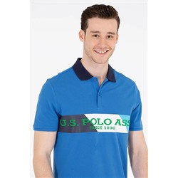 Erkek Saks Polo Yaka Tişört