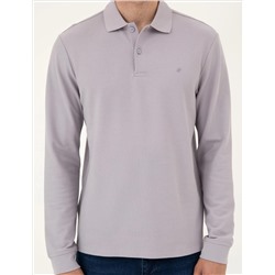 Lila Slim Fit Basic Sweatshirt
