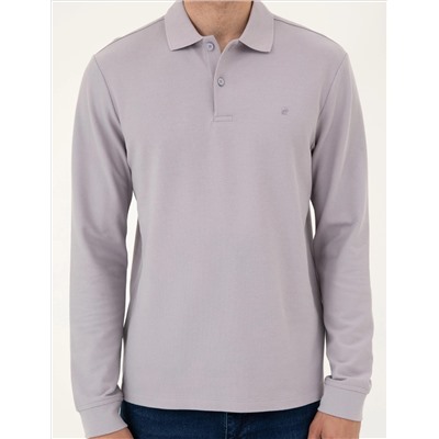 Lila Slim Fit Basic Sweatshirt