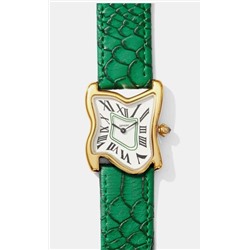 Square Melting Watch Large Gold