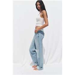 JEANS Z1975 STRAIGHT FULL LENGTH TIRO ALTO CINTURA CRUZADA
