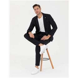 Lacivert Ekstra Slim Fit Blazer Ceket
