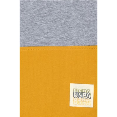 Çocuk Hardal Bisiklet Yaka Sweatshirt