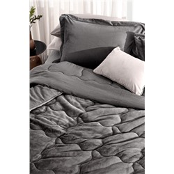 Kaira Çift Kişilik Comforter Set - Antrasit