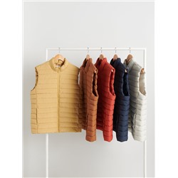 Weste mit Taschen und Stehkragen